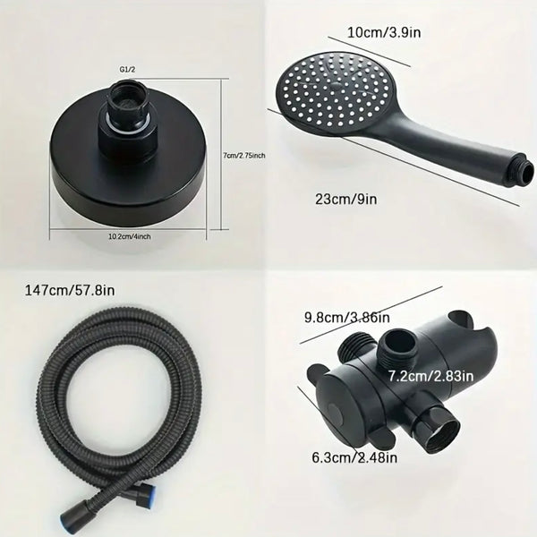 Shower Head & Hose Set