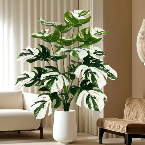 Artificial Monstera Albo