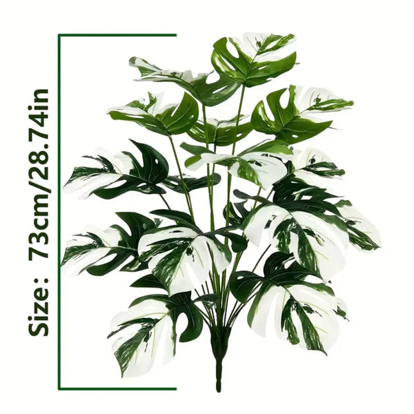 Artificial Monstera Albo
