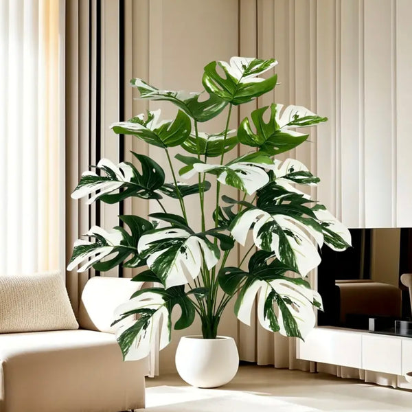 Artificial Monstera Albo