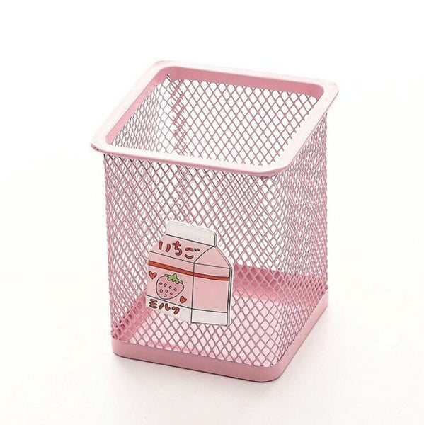 Pink Stationery Holder
