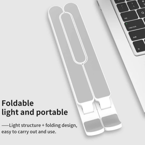 White Laptop Stand
