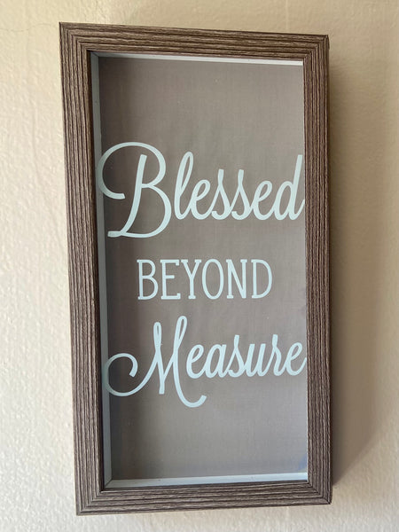 2 pack Glass Wall Plaque
