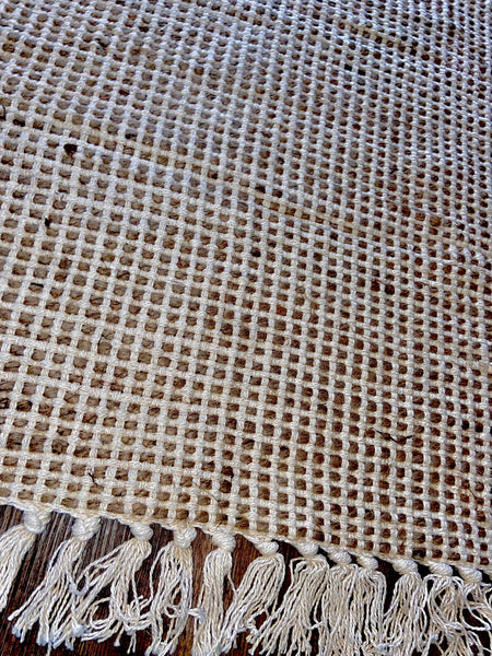 Jute Cotton Tassel Rug
