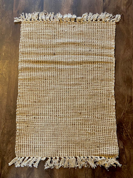 Jute Cotton Tassel Rug